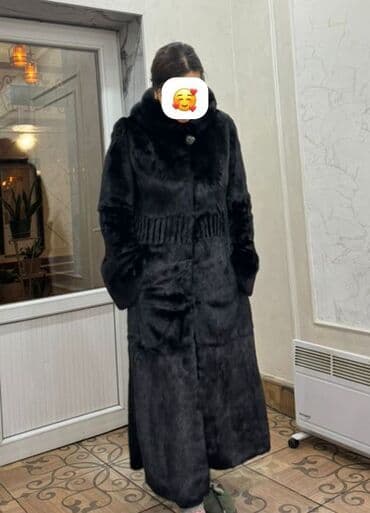 second hend: Шуба, Норка, Длинная модель, С капюшоном, XL — 2