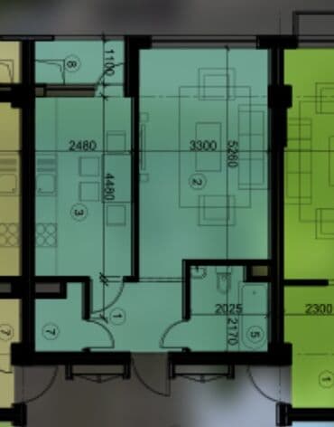 калыс ордодон квартира керек: 1 комната, 42 м², Элитка, 3 этаж, Евроремонт — 6