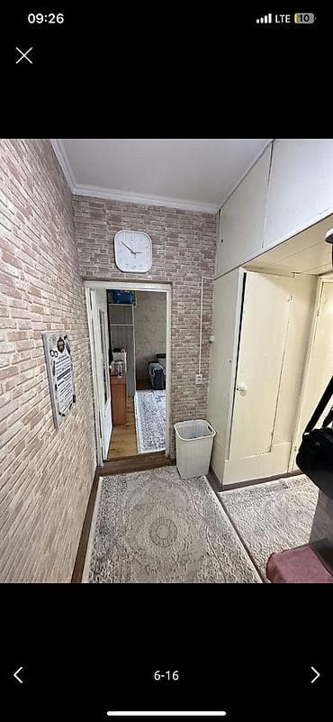 микр: 1 комната, 34 м², Аламедин-1 мкр 105 серия, 2 этаж, Косметический ремонт — 6