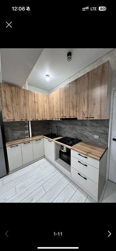 азия мол дом: 2 комнаты, 45 м², Элитка, 6 этаж, Свежий ремонт — 1