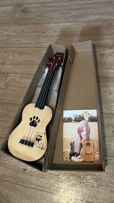 пианино кавай цена: Продаю укулеле сопрано. Милый дизайн с вырезом в виде лапки и рисунком — 2