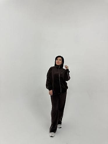 nike tech flece: ТОЛЬКО ОПТОМ !🔥 Велюровый спортивный костюм для женщин - Комплект из — 6
