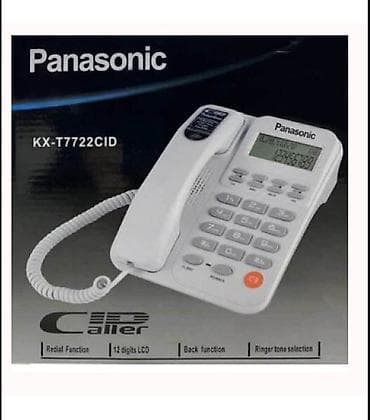 panasonic 3ccd md10000: Стационарный телефон Panasonic KX‑T7722CID - Проводной телефон с — 1