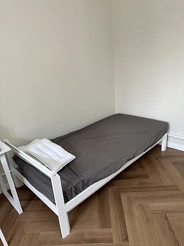 bunk bed: ИКЕА гарантия на матрас 8лет. Односпальная кровать с матрасом — 1