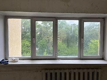 Үй жана бакча: Продаю б/у пластиковые окна и балконную дверь - Материал: ПВХ-профиль — 1