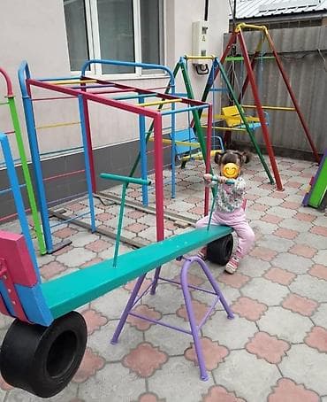 детская рация: Игровой комплекс в наличии Качели Турник Горка Песочница Балансир — 6