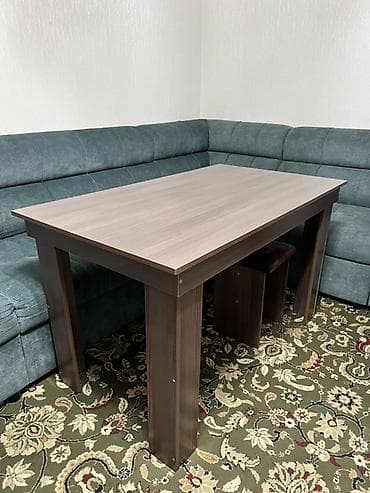 foldable table: Обеденный/рабочий стол из ЛДСП - Форма: прямоугольный - Цвет/декор — 2