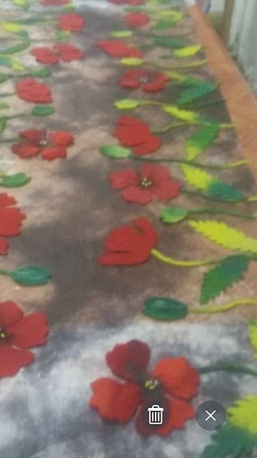 Сувениры войлочные шарфы"" сакура"" маки" работаем только оптом в