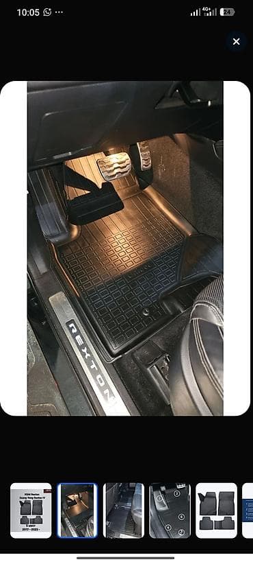 rexston khan: 3D Полики Для салона Ssangyong, цвет - Черный — 4