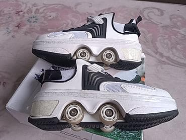 Спортивное питание: Кроссовки-ролики 2-в-1 - Тип: кроссовки с выдвижными колесами — 2