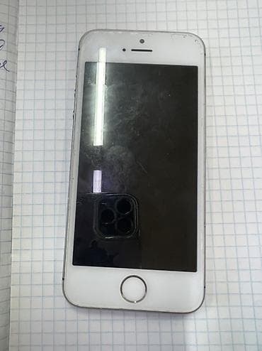 телф: IPhone 5s, Б/у, 16 ГБ, Серебристый, Чехол — 3