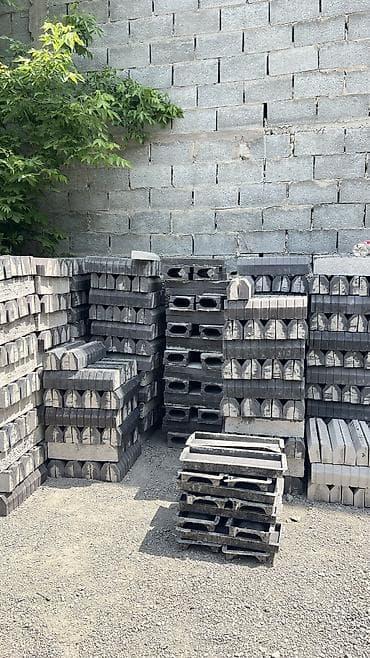 Брусчатка, тротуар плиткасы: Бордюр, лотки, брусчатка Предлагаются бетонные изделия для — 3