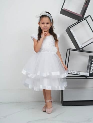 детская кожанная куртка: Детское платье, Новый — 13