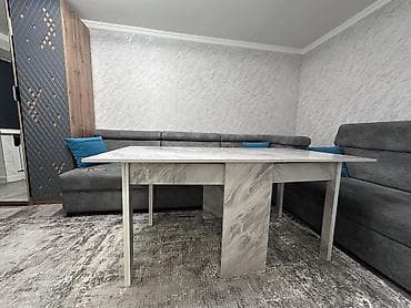 столы: Стол трансформер Для зала, Раскладной стол, Длина, см: 170 см, цвет - Белый — 4