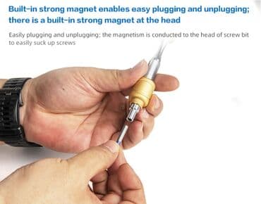 нож бабочка тренировочный купить: Профессиональная отвертка с подшипником и набором бит из — 8