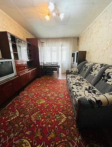 Кыймылсыз мүлк: 2 бөлмө, 45 м², Алматинка / Чүй көч. 104-серия, 3 кабат, Косметикалык оңдоо — 1