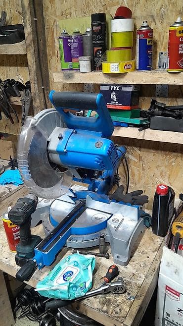 циркулярный пила: Торцовочная пила по дереву/пластику с протяжкой - Тип: электрическая — 1