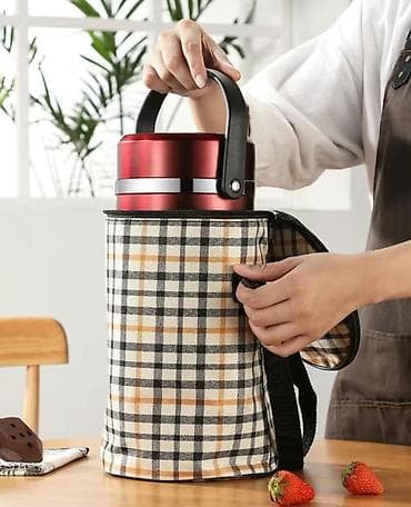 кастрюля кыргызча: Г.Ош. Термос для еды, 12часов держит тепло, 1,6литр, новый — 2