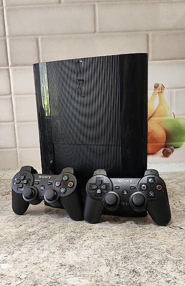 ps3 internet: Playstation 3 Super Slim 500 gb. Приставка прошитая, последней — 1