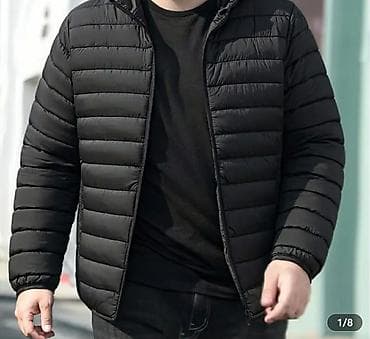 таблица размеров мужской одежды куртки: Новая,мужская,куртка Лёгкая,тёплая, удобная с капюшоном — 2