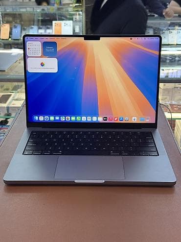 Ноутбук, Apple, 16 ГБ ОЗУ, Apple M1 Pro, 14 ", Б/у, Для работы, учебы, память SSD