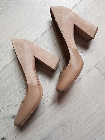 Туфли бренда naturalizer. Натуральная кожа/замша. Размер 39. Каблук