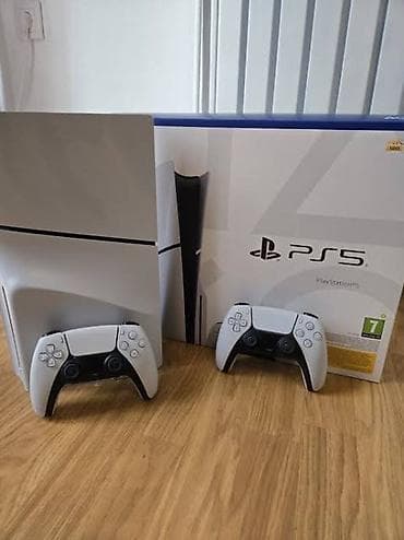 Техника и электроника: PS5 slim +2джойстика состояние идеальное покупали 1месяц назад есть — 1