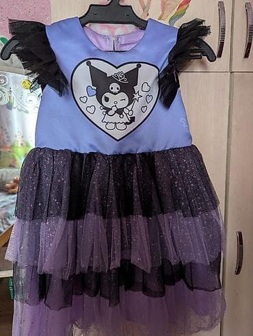 hello kitty: Детское платье, цвет - Фиолетовый — 1
