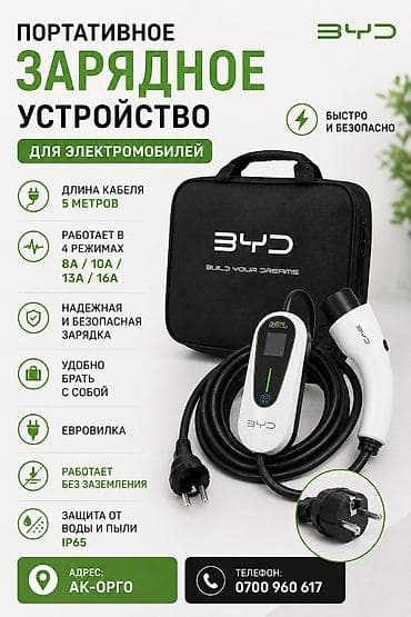 Портативное зарядное устройство BYD для электромобилей - стандартная