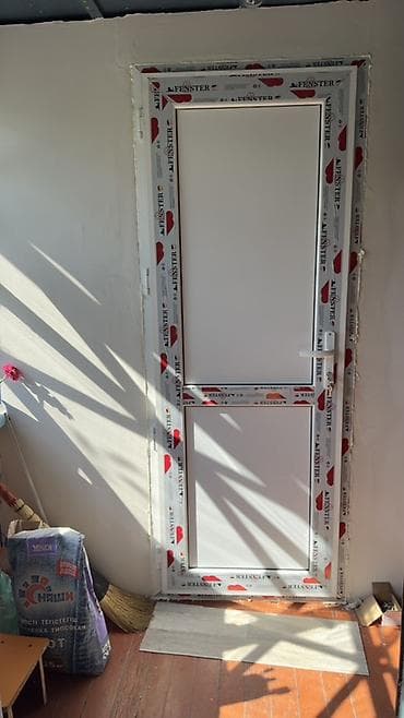 Строительство под ключ: Пластиковая дверь на заказ, Входная, Для частного дома, Другое количество створок, Распашная, Узбекистанская, Бесплатный замер — 5