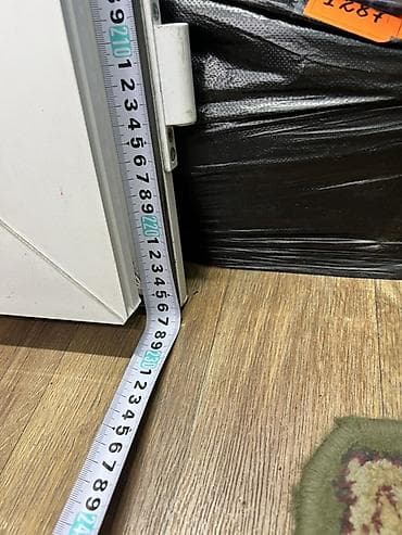 Пластиковые двери: ПВХ-дверь со стеклопакетом и замком - Цвет: белый, стекло. С одной — 5