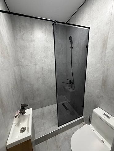 1 комната, Люкс, элитка, Ошский рынок / базар, Душевая кабина, Постельное белье, Кондиционер — 6