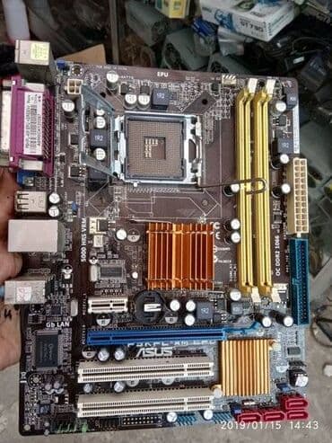 оперативка на ноутбук: Материнская плата, Б/у, Asus, LGA775, ATX, Для ПК — 2