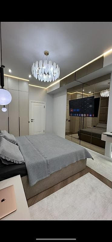 Квартиры: 2 комнаты, 69 м², Элитка, 8 этаж, Дизайнерский ремонт — 3