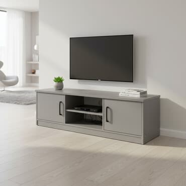 стенка и горка: Тумба под ТВ/медиацентр в современном минималистичном стиле. - Цвет — 1