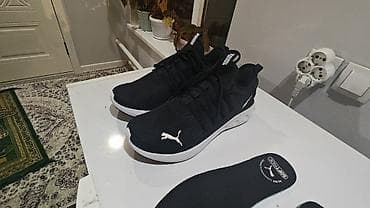 Мужские кроссовки, 44, Puma, Новый, цвет - Черный, Платная доставка