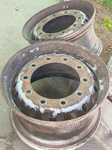диска семерка: Железные Диски R 22,5 Пара, отверстий - 10, Б/у — 4