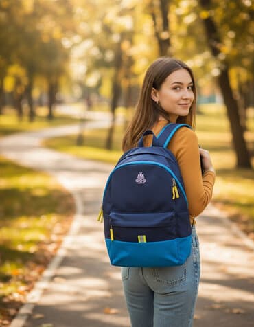 купить школьный рюкзак в бишкеке: Рюкзак, Материал: Полиэстер, Унисекс — 1