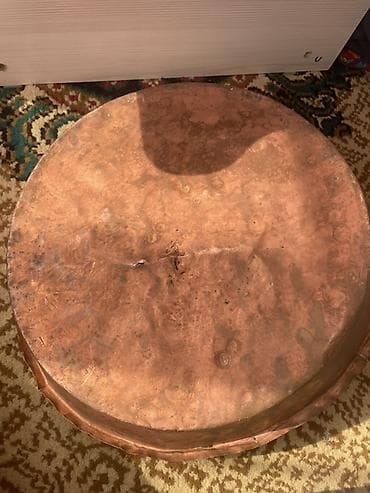Бакча эмереги: Старинный медный таз Описание Продаю старинный медный таз — 3