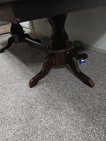 чайные столы: Стол для зала, Б/у, Раскладной, Овальная — 2