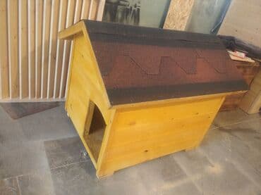 Домик для больших и средних собак. Будка для собаки размеры: длина