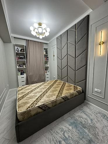 160: Двуспальная кровать, Б/у, С ящиком для хранения, длина - 190 см — 1