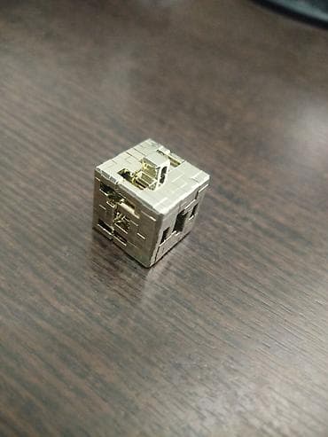 3d пазл: Майнкрафт куб золотой из пластика покрыт тонким слоем золота — 1