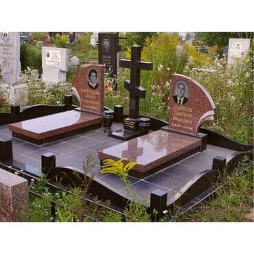 овальный: Изготовление памятников, Изготовление оградок, Изготовление крестов | Гранит, Металл, Мрамор | Оформление, Установка — 6