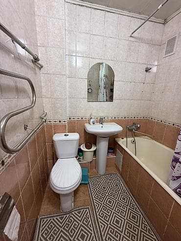 однушка на продаже бишкек: 3 комнаты, 59 м², 104 серия, 1 этаж, Евроремонт — 10