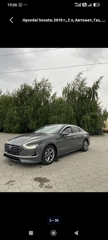 sonata 2004: Hyundai Sonata: 2019 г., 2 л, Автомат, Газ, Седан — 1