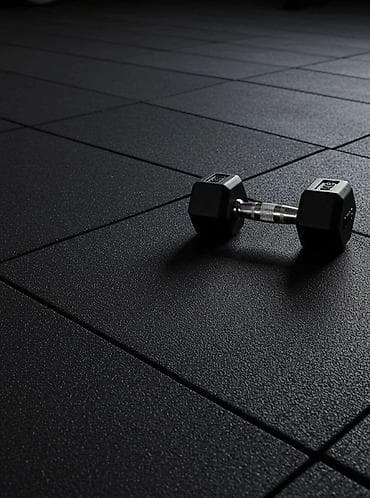 Напольное покрытие для спортзалов из резиновых плит - Материал