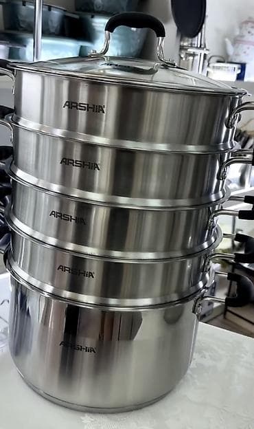В СВЯЗИ С ПЕРЕЕЗДОМ МАНТОВАРКА ARSHIA - Материал: нержавеющая сталь