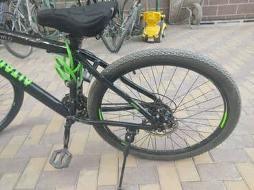сколько стоит маленький мопед: Горный велосипед Attivo (черный с зелеными акцентами) Основные — 2