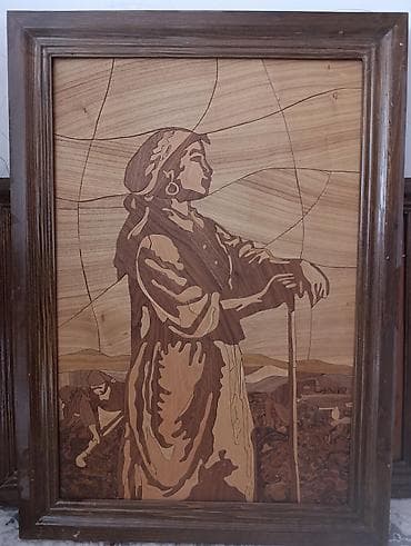 для дитей: Интерьерные панно из натурального дерева (интарсия/маркетри) - — 5